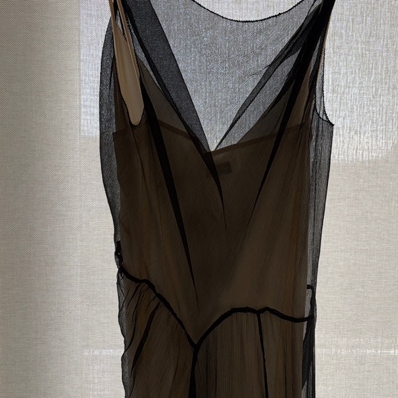 Max Studio Black Sheer Maxi Dress - Picture 5 of 7